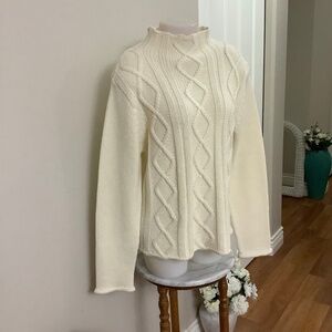 Jessica Celtic fisherman sweater M-L 10-12
